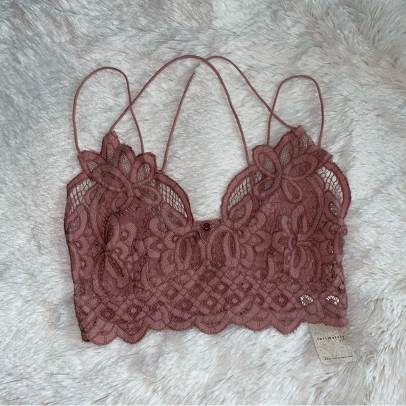 Free People One Adella Bralette in Ballet color - Picture 7 of 8